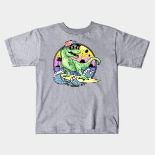 Dinosaur surf Kids T-Shirt